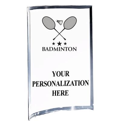 5"X7" YOUR LOGO CURVA ACRYLIC