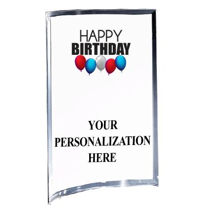 5"X7" YOUR LOGO CURVA ACRYLIC