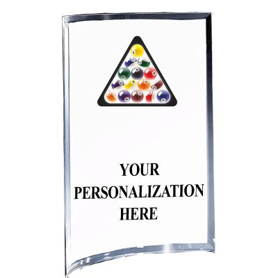 5"X7" YOUR LOGO CURVA ACRYLIC