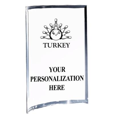 5"X7" YOUR LOGO CURVA ACRYLIC