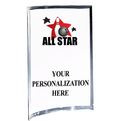 5"X7" YOUR LOGO CURVA ACRYLIC