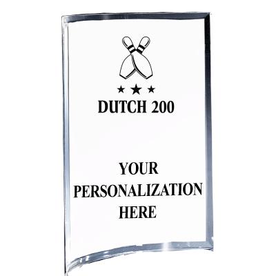 5"X7" YOUR LOGO CURVA ACRYLIC