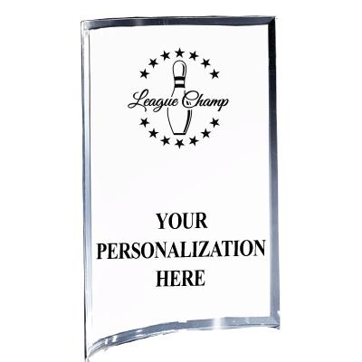 5"X7" YOUR LOGO CURVA ACRYLIC