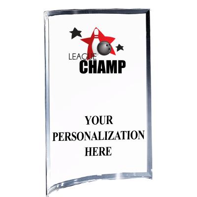 5"X7" YOUR LOGO CURVA ACRYLIC