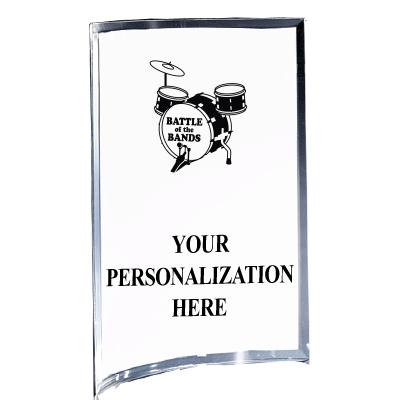 5"X7" YOUR LOGO CURVA ACRYLIC