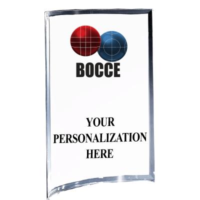 5"X7" YOUR LOGO CURVA ACRYLIC