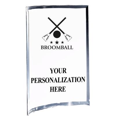 5"X7" YOUR LOGO CURVA ACRYLIC