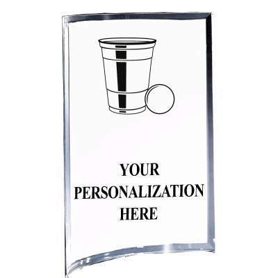 5"X7" YOUR LOGO CURVA ACRYLIC