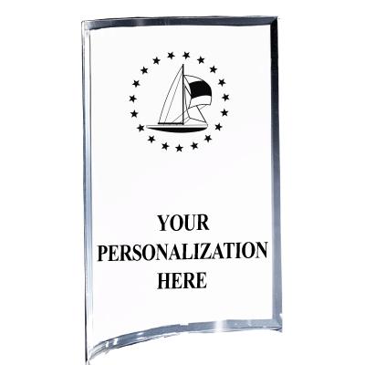 5"X7" YOUR LOGO CURVA ACRYLIC