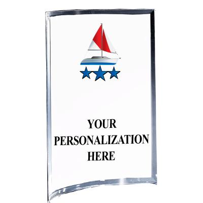 5"X7" YOUR LOGO CURVA ACRYLIC