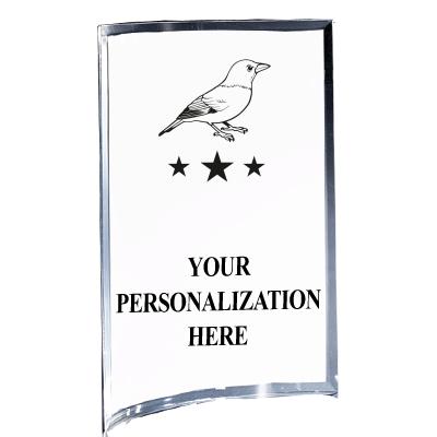 5"X7" YOUR LOGO CURVA ACRYLIC