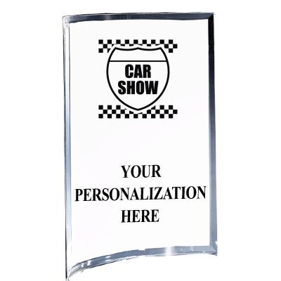 5"X7" YOUR LOGO CURVA ACRYLIC