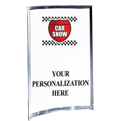 5"X7" YOUR LOGO CURVA ACRYLIC