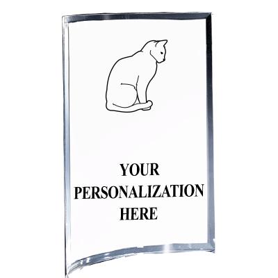 5"X7" YOUR LOGO CURVA ACRYLIC