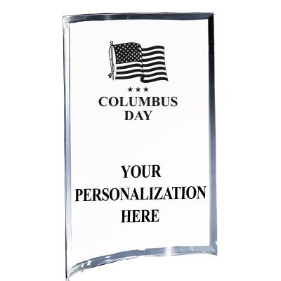 5"X7" YOUR LOGO CURVA ACRYLIC