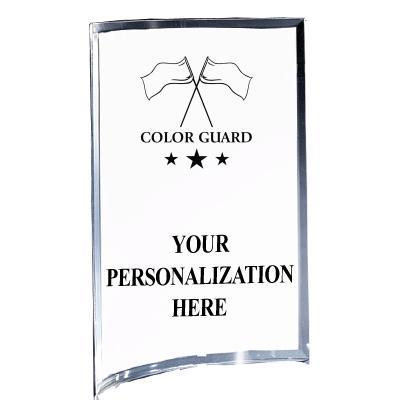 5"X7" YOUR LOGO CURVA ACRYLIC