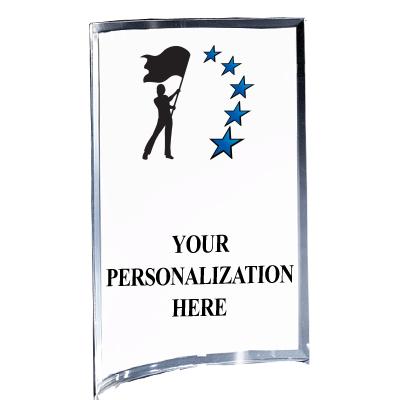 5"X7" YOUR LOGO CURVA ACRYLIC