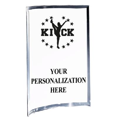 5"X7" YOUR LOGO CURVA ACRYLIC