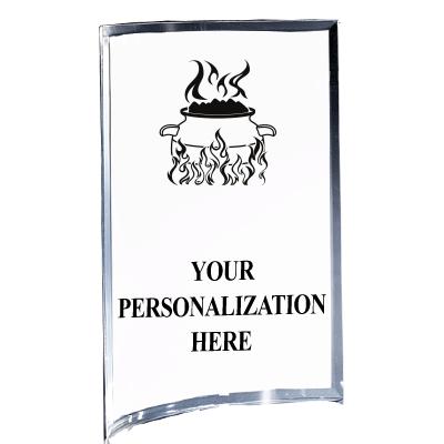 5"X7" YOUR LOGO CURVA ACRYLIC