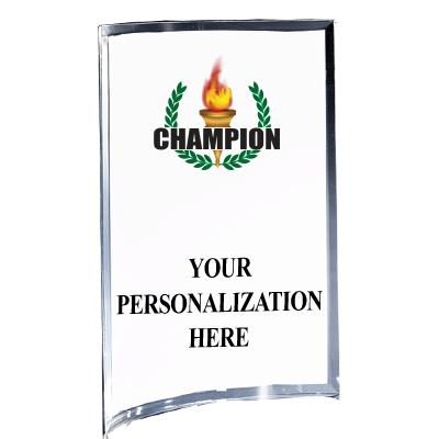 5"X7" YOUR LOGO CURVA ACRYLIC