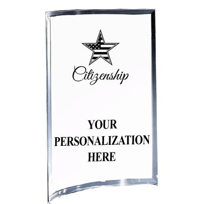 5"X7" YOUR LOGO CURVA ACRYLIC