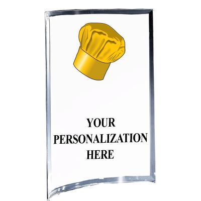 5"X7" YOUR LOGO CURVA ACRYLIC