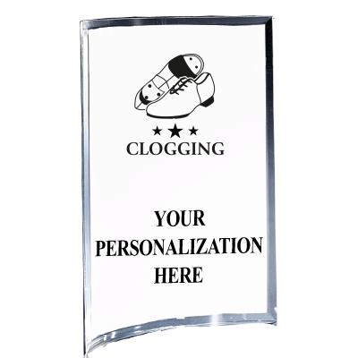 5"X7" YOUR LOGO CURVA ACRYLIC