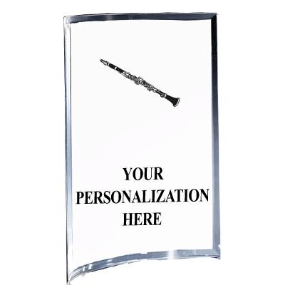 5"X7" YOUR LOGO CURVA ACRYLIC