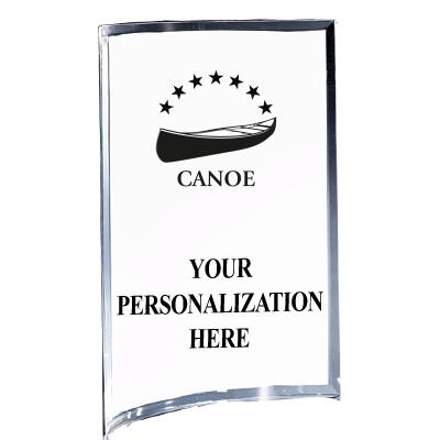 5"X7" YOUR LOGO CURVA ACRYLIC