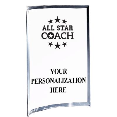 5"X7" YOUR LOGO CURVA ACRYLIC