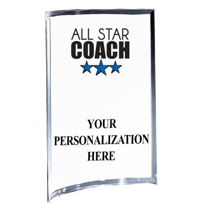 5"X7" YOUR LOGO CURVA ACRYLIC