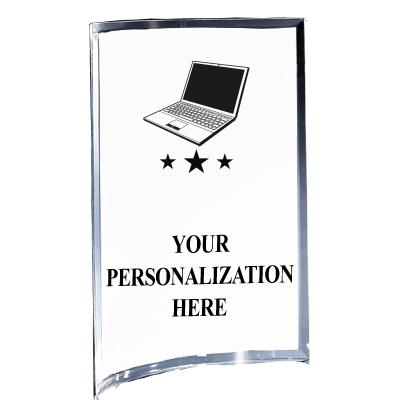 5"X7" YOUR LOGO CURVA ACRYLIC