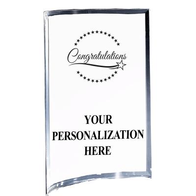 5"X7" YOUR LOGO CURVA ACRYLIC