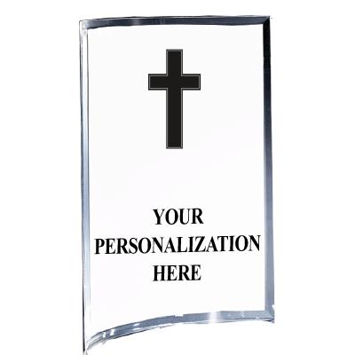 5"X7" YOUR LOGO CURVA ACRYLIC