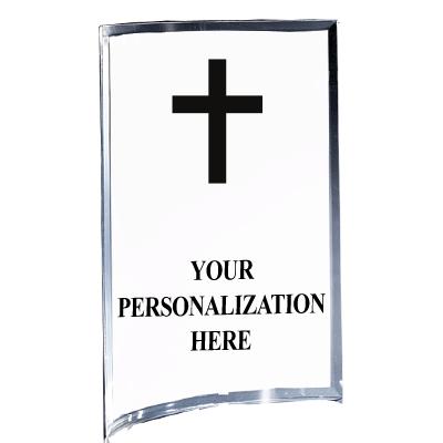 5"X7" YOUR LOGO CURVA ACRYLIC