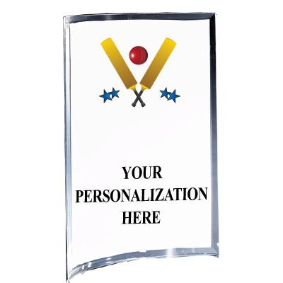 5"X7" YOUR LOGO CURVA ACRYLIC