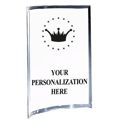 5"X7" YOUR LOGO CURVA ACRYLIC