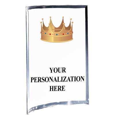 5"X7" YOUR LOGO CURVA ACRYLIC