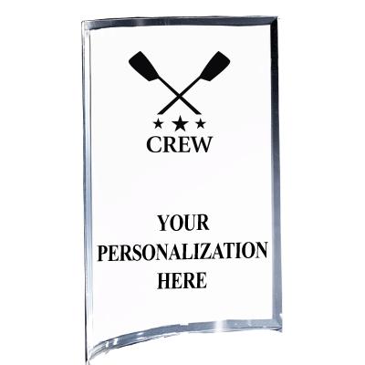 5"X7" YOUR LOGO CURVA ACRYLIC