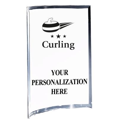 5"X7" YOUR LOGO CURVA ACRYLIC