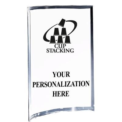 5"X7" YOUR LOGO CURVA ACRYLIC