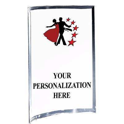 5"X7" YOUR LOGO CURVA ACRYLIC