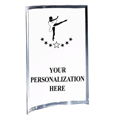 5"X7" YOUR LOGO CURVA ACRYLIC