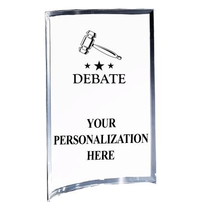 5"X7" YOUR LOGO CURVA ACRYLIC