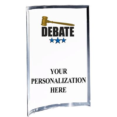 5"X7" YOUR LOGO CURVA ACRYLIC