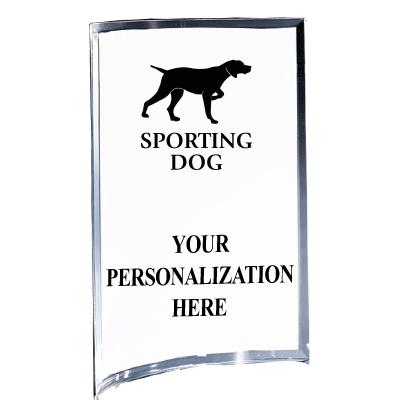 5"X7" YOUR LOGO CURVA ACRYLIC