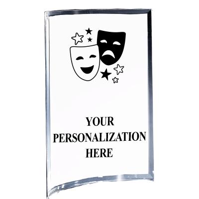 5"X7" YOUR LOGO CURVA ACRYLIC