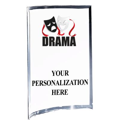 5"X7" YOUR LOGO CURVA ACRYLIC