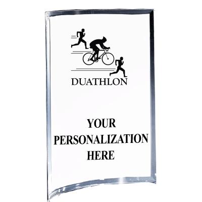 5"X7" YOUR LOGO CURVA ACRYLIC