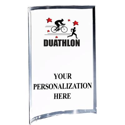 5"X7" YOUR LOGO CURVA ACRYLIC